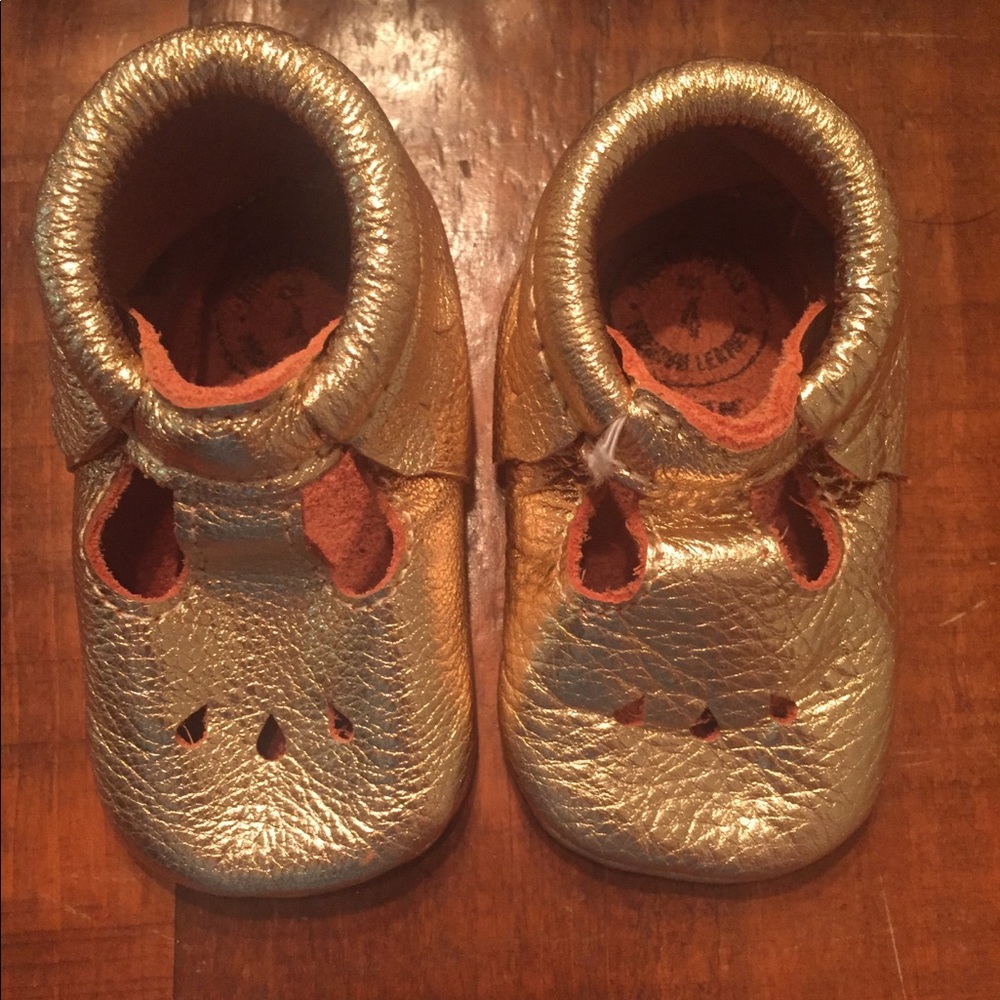 Freshly Picked Rose Gold Mary Janes